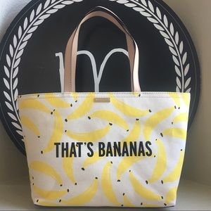 Kate Spade New York That's Bananas Tote NWT